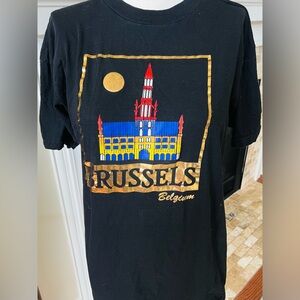 1990 Brussels Belgium vintage/unworn T-shirt European XXL more like large USA